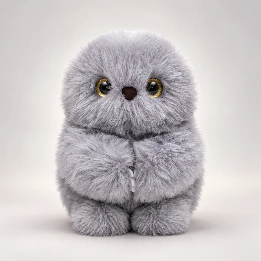 Gray Interactive Owl Plush